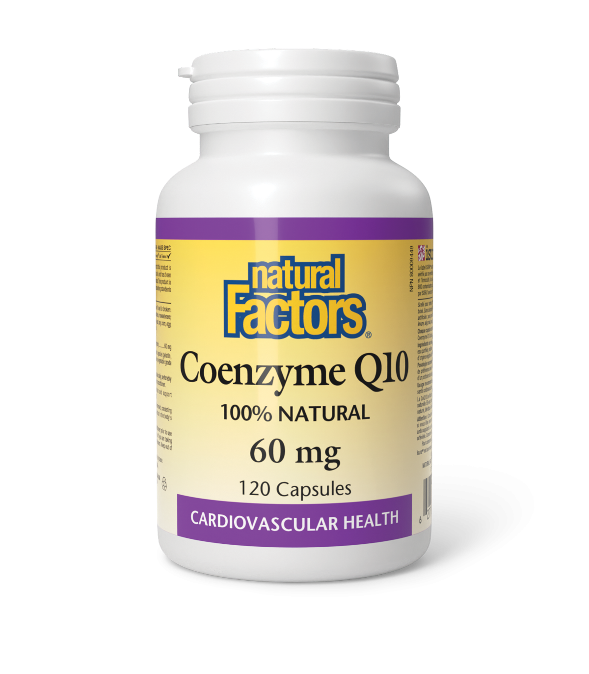 Natural Factors 내추럴 팩터스 코엔자임 Q10 60mg 120캡슐 | 매일 업데이트되는 특가 상품 | VITASHOP