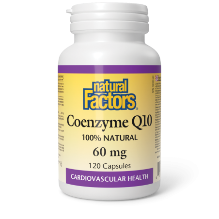Natural Factors 내추럴 팩터스 코엔자임 Q10 60mg 120캡슐 | 매일 업데이트되는 특가 상품 | VITASHOP