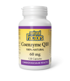 Natural Factors 내추럴 팩터스 코엔자임 Q10 60mg 120캡슐 | 매일 업데이트되는 특가 상품 | VITASHOP
