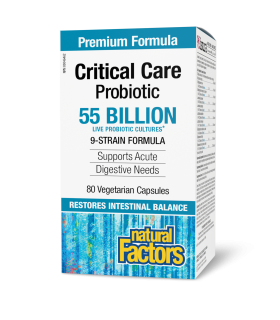 Critical Care Probiotic 55 Billion Live Probiotic Cultures 80 Vegi Capsules | Safest & Easiest Shopping Vitamins Online | VITASH