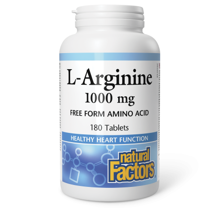 Natural Factors 내추럴 팩터스 L-아르기닌 1000mg 180정 | 매일 업데이트되는 특가 상품 | VITASHOP