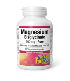 Natural Factors 내추럴 팩터스 마그네슘 비스글리시네이트 퓨어 200 mg 120 식물성 캡슐 | 매일 업데이트되는 특가 상품 | VITASHOP