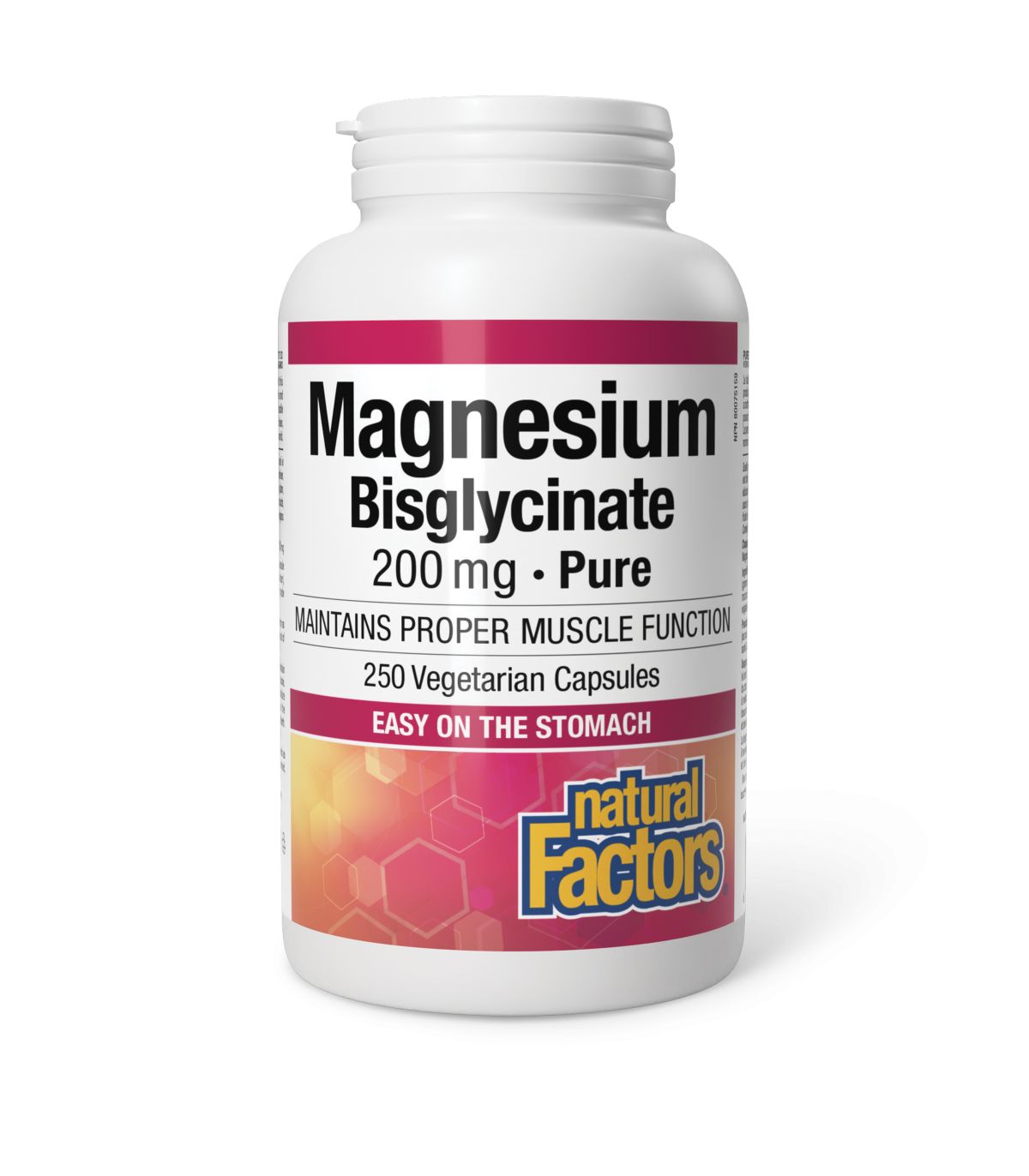 Magnesium Bisglycinate Pure 200 mg 250 Vegi Capsules | Safest & Easiest Shopping Vitamins Online | VITASHOP