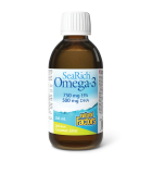 Natural Factors 내추럴 팩터스 오메가-3 750mg EPA/500mg DHA, 코코넛 라임, SeaRich 200mL | 매일 업데이트되는 특가 상품 | VITASHOP