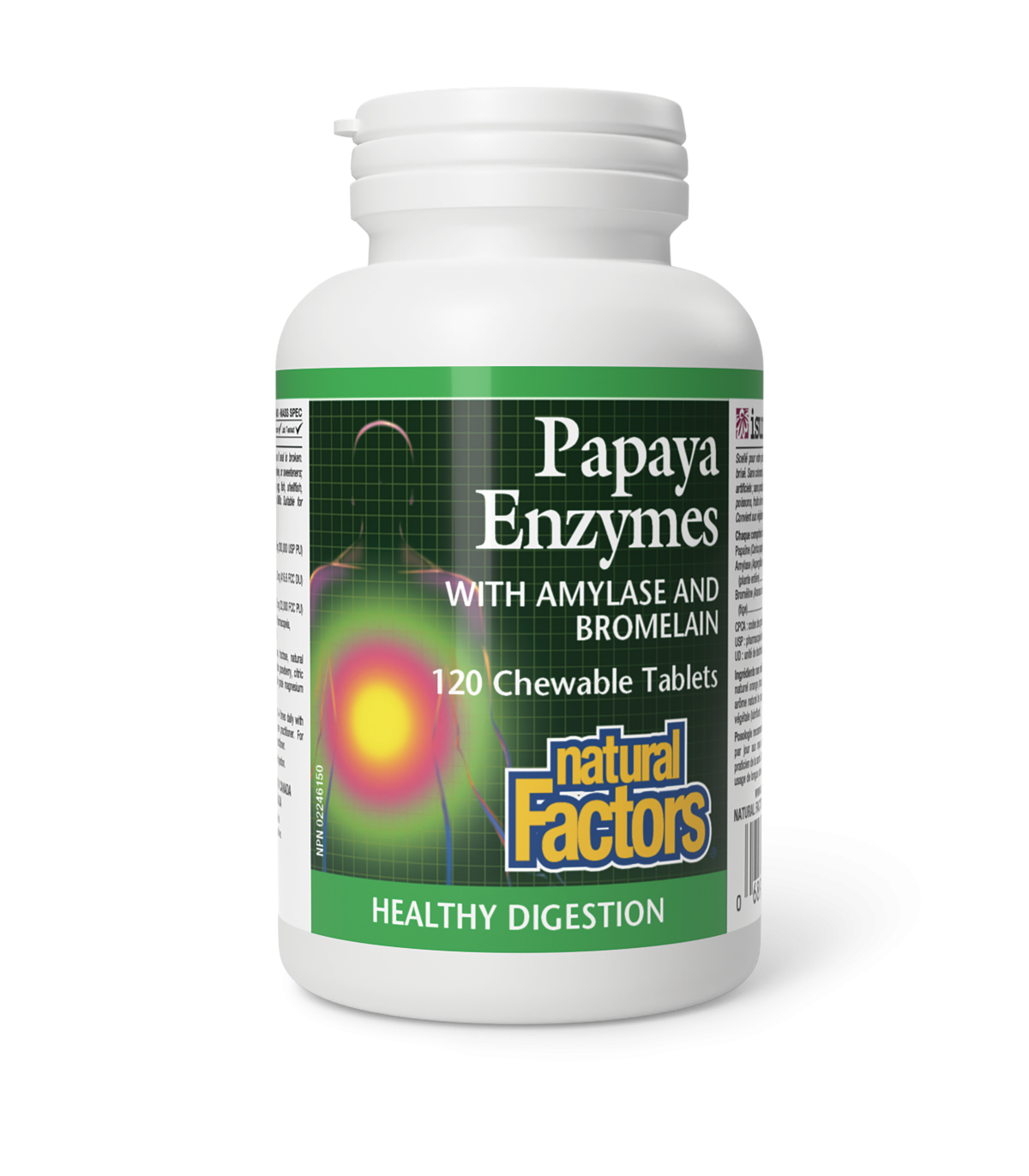Natural Factors Papaya Enzymes with Amylase and Bromelain 120 Chewable Tablets | 每天不同折扣, 全网最低价格 | 种类齐全的保健品店铺 VITASHOP, 只有你想不到, 没