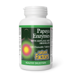 Natural Factors Papaya Enzymes with Amylase and Bromelain 120 Chewable Tablets | 每天不同折扣, 全网最低价格 | 种类齐全的保健品店铺 VITASHOP, 只有你想不到, 没