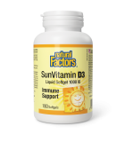 Natural Factors SunVitamin D3 Softgels 1000 IU 180 Softgels | Unbeatable Prices, Daily Deals | VITASHOP