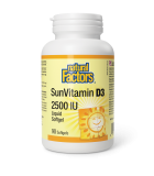 Natural Factors SunVitamin D3 Softgels 2500 IU 90 Softgels | 每天不同折扣, 全网最低价格 | 种类齐全的保健品店铺 VITASHOP, 只有你想不到, 没有你买不到 !