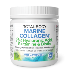 Natural Factors Total Body Marine Collagen Plus Hyaluronic Acid, Glutamine, & Biotin, Unflavoured 135 g | Unbeatable Prices, Dai