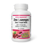 Natural Factors Zinc Lozenges with Echinamide, Elderberry & Vitamin C, Cherry, ECHINAMIDE 60 Lozenges | Unbeatable Prices, Daily