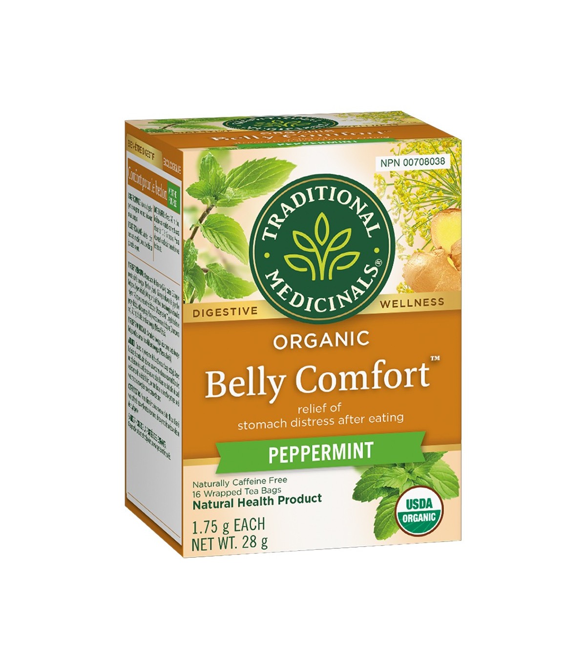 Belly Comfort Peppermint 16 Tea Bags | Safest & Easiest Shopping Vitamins Online | VITASHOP