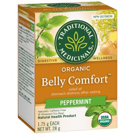 Belly Comfort Peppermint 16 Tea Bags | Safest & Easiest Shopping Vitamins Online | VITASHOP