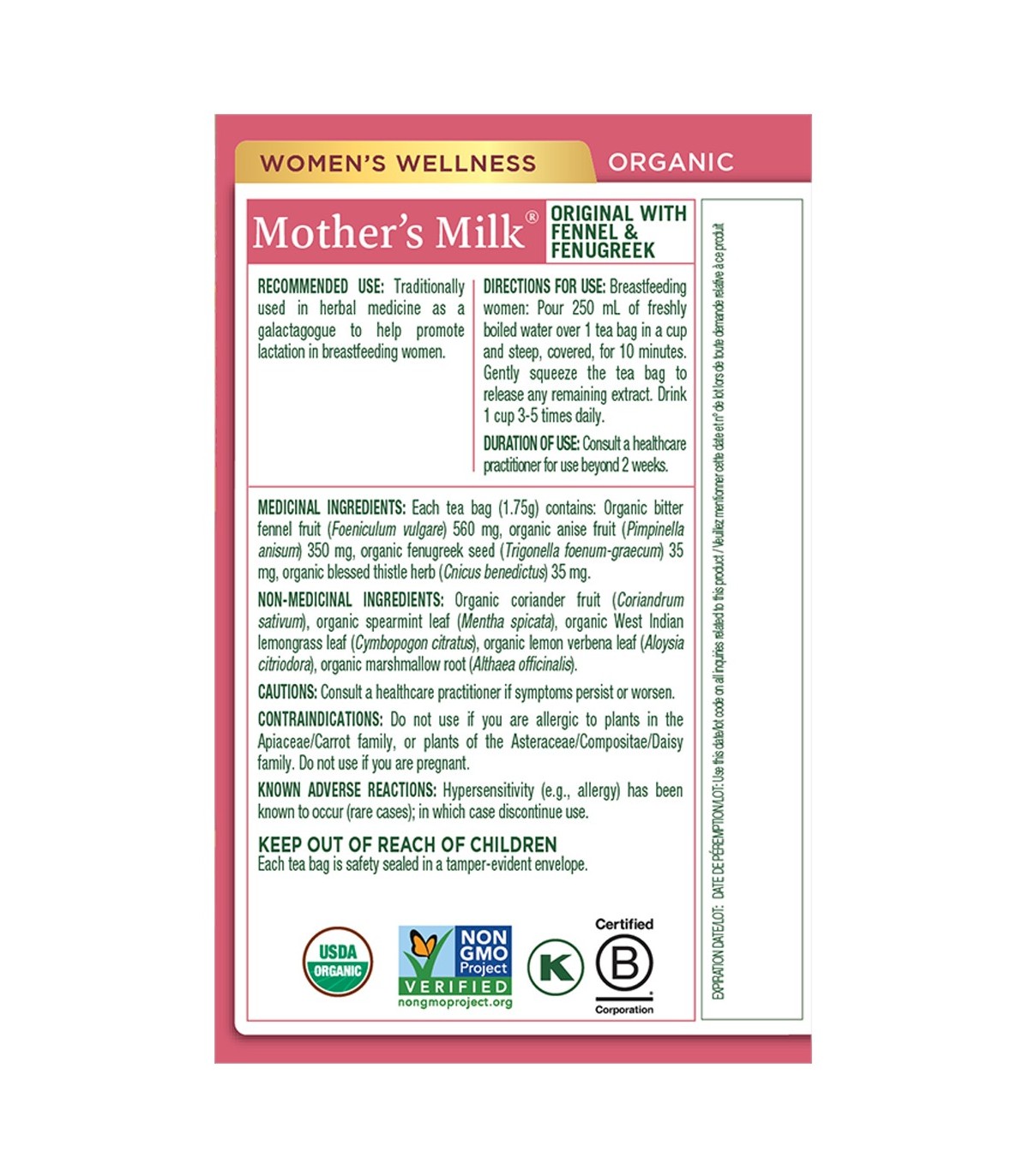 Traditional Medicinals Mothers Milk 16 Tea Bags | Unbeatable Prices, Daily Deals | VITASHOP
