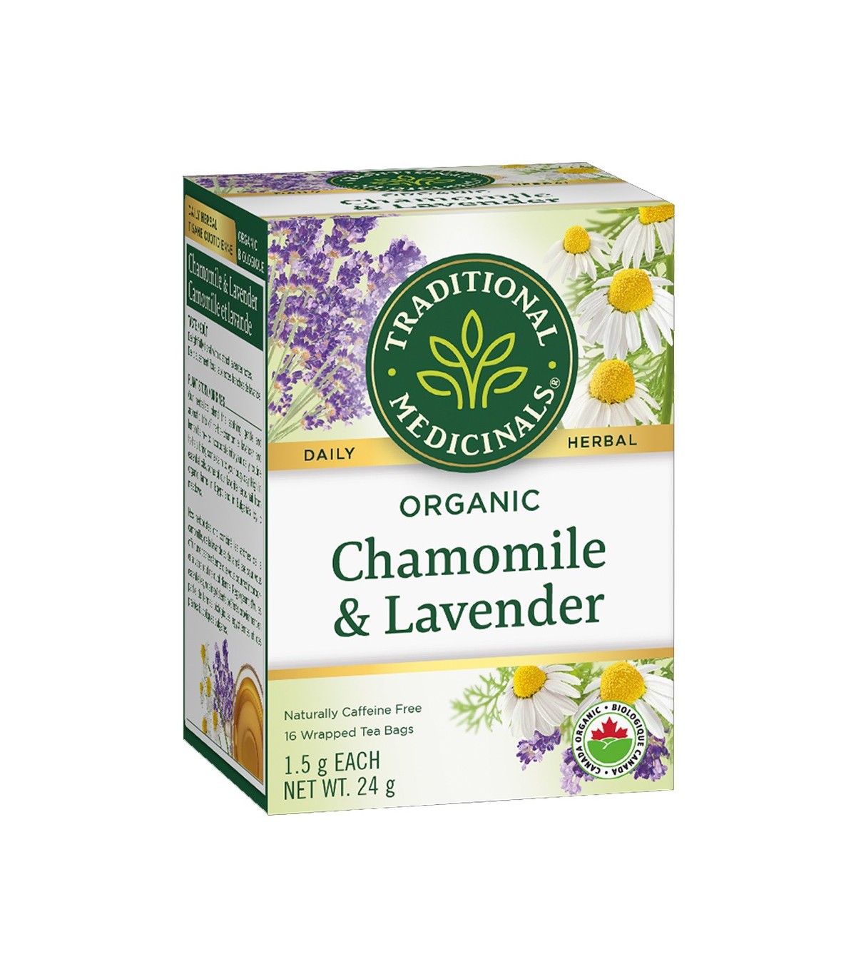 Organic Chamomile With Lavender 16 Tea Bags | Safest & Easiest Shopping Vitamins Online | VITASHOP