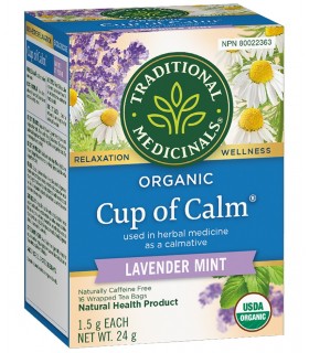 Traditional Medicinals 스래디셔널 메디시날스 유기농 진정차 16티백 | 매일 업데이트되는 특가 상품 | VITASHOP