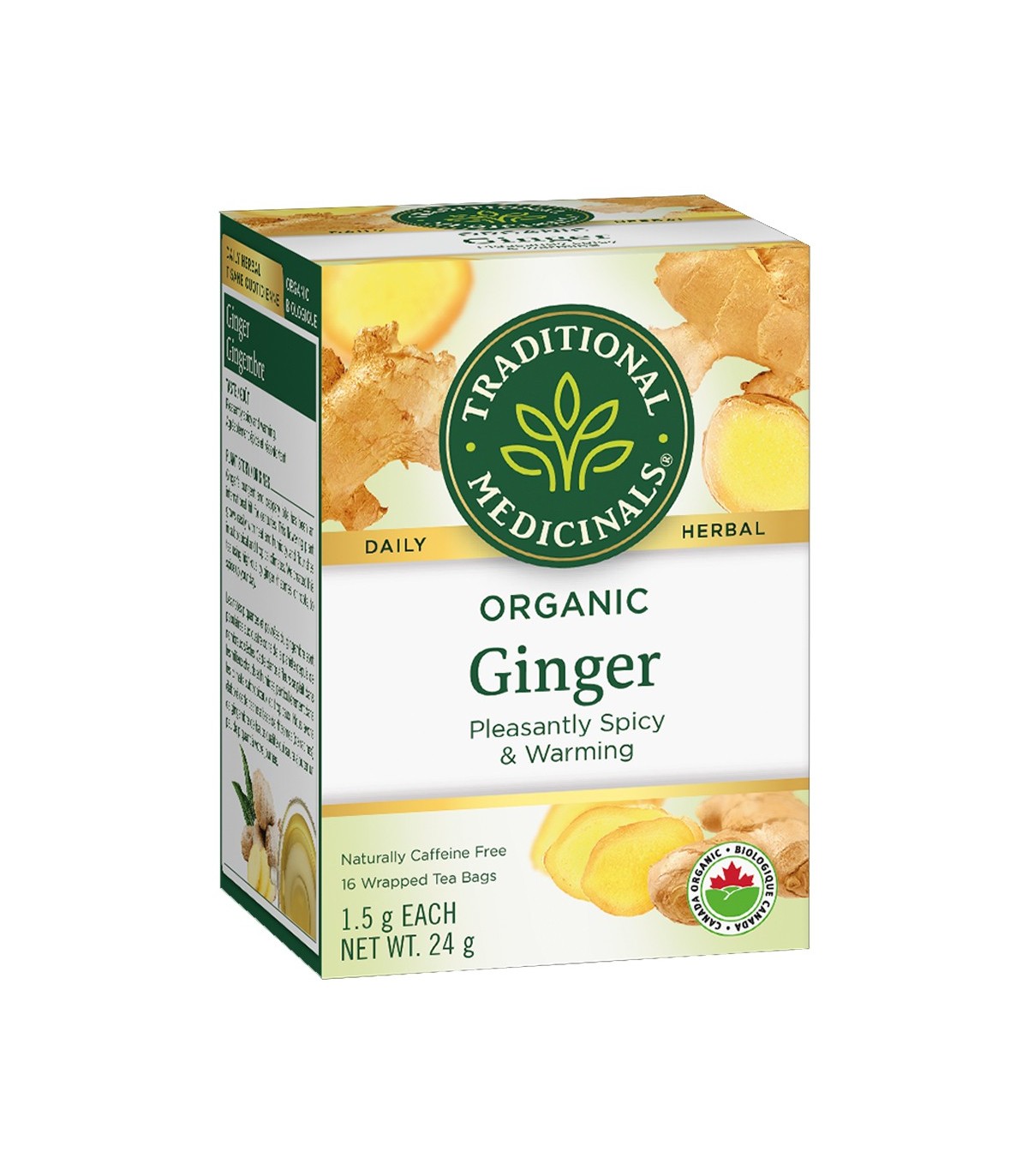 Organic Ginger 16 Tea Bags | Safest & Easiest Shopping Vitamins Online | VITASHOP