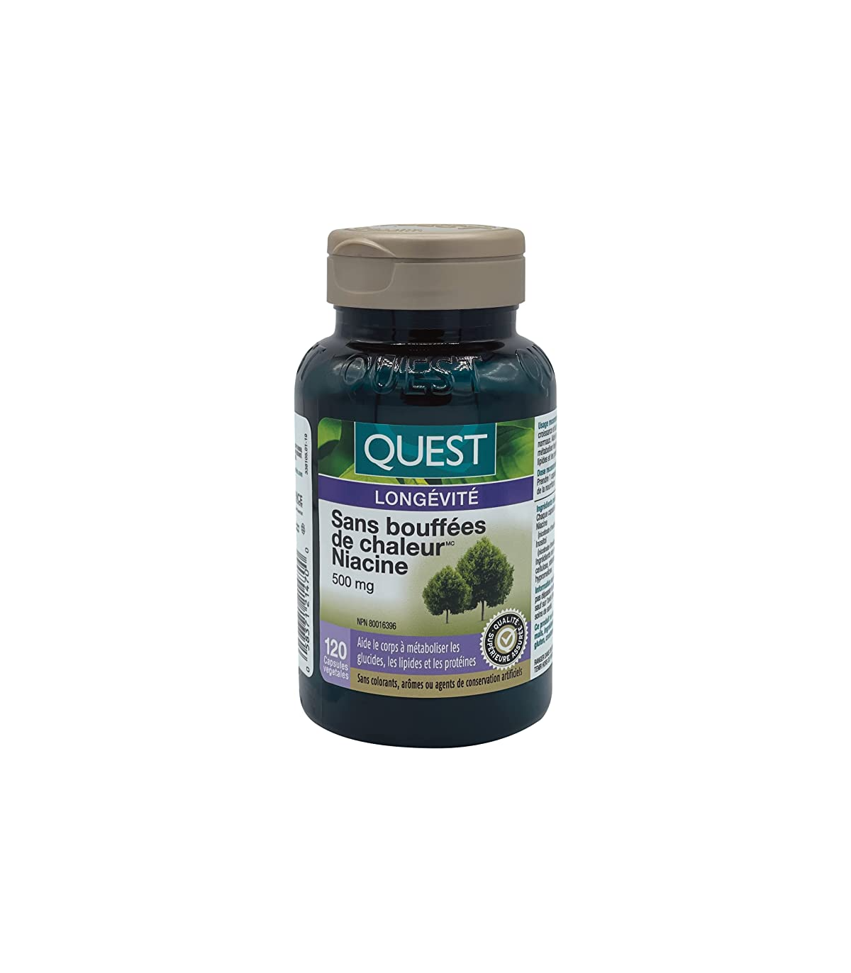 QUEST 퀘스트 플러시 프리 니아신 500 mg 120 캡슐 | 매일 업데이트되는 특가 상품 | VITASHOP
