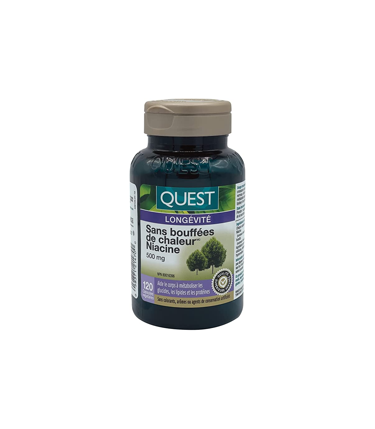 QUEST 퀘스트 플러시 프리 니아신 500 mg 120 캡슐 | 매일 업데이트되는 특가 상품 | VITASHOP