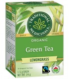 Traditional Medicinals Organic Green Tea With Lemongrass 16 Tea Bags | Unbeatable Prices, Daily Deals | VITASHOP
