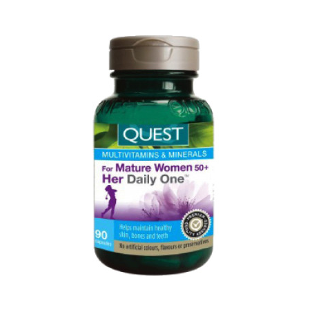 QUEST For Mature Women 50+ Her Daily One 90 Capsules | Unbeatable Prices, Daily Deals | VITASHOP