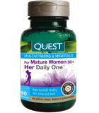 QUEST For Mature Women 50+ Her Daily One 90 Capsules | Unbeatable Prices, Daily Deals | VITASHOP