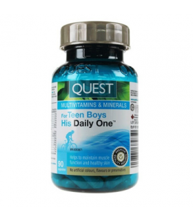 QUEST For Teen Boys His Daily One 90 Capsules | Unbeatable Prices, Daily Deals | VITASHOP