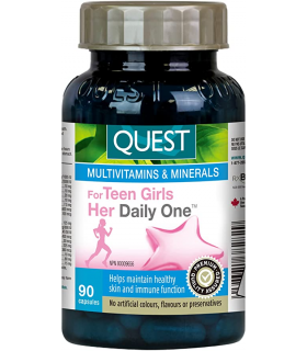 QUEST For Teen Girls Her Daily One 90 Capsules | 每天不同折扣, 全网最低价格 | 种类齐全的保健品店铺 VITASHOP, 只有你想不到, 没有你买不到 !