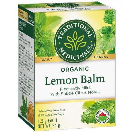 Traditional Medicinals Organic Lemon Balm 16 Tea Bags | 每天不同折扣, 全网最低价格 | 种类齐全的保健品店铺 VITASHOP, 只有你想不到, 没有你买不到 !