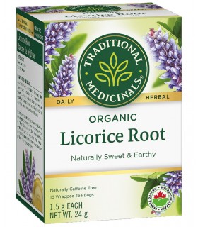 Organic Licorice Root 16 Tea Bags | Safest & Easiest Shopping Vitamins Online | VITASHOP