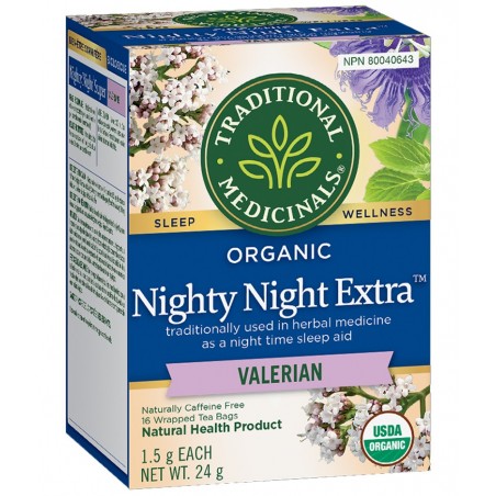 Traditional Medicinals Organic Nighty Night Extra 16 Tea Bags | Unbeatable Prices, Daily Deals | VITASHOP