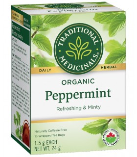 Organic Peppermint Tea 16 Tea Bags | Safest & Easiest Shopping Vitamins Online | VITASHOP