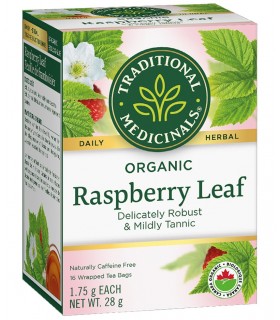 Traditional Medicinals Organic Raspberry Leaf Tea 16 Tea Bags | Unbeatable Prices, Daily Deals | VITASHOP