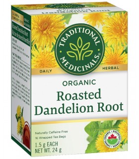 Organic Roasted Dandelion Root 16 Tea Bags | Safest & Easiest Shopping Vitamins Online | VITASHOP