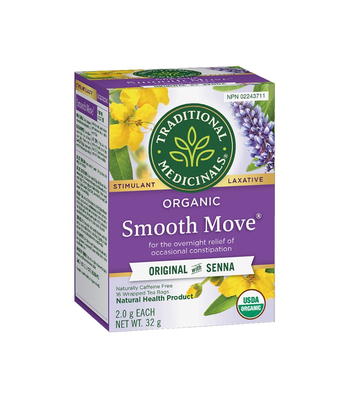 Organic Smooth Move 16 Tea Bags | Safest & Easiest Shopping Vitamins Online | VITASHOP