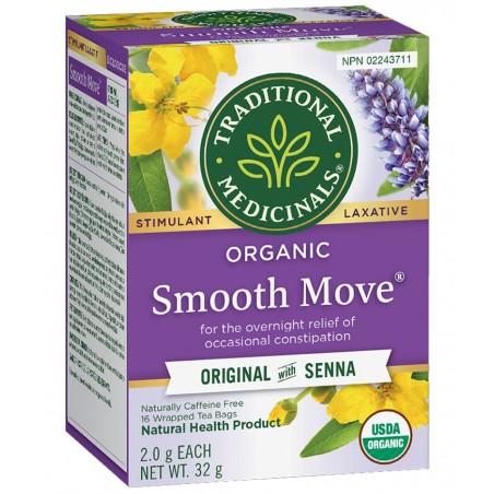 Organic Smooth Move 16 Tea Bags | Safest & Easiest Shopping Vitamins Online | VITASHOP