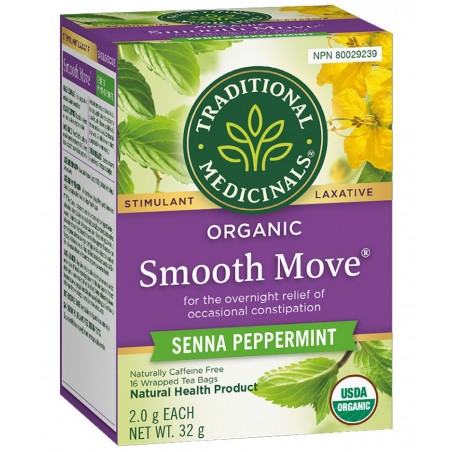 Traditional Medicinals Organic Smooth Move Peppermint 16 Tea Bags | Unbeatable Prices, Daily Deals | VITASHOP