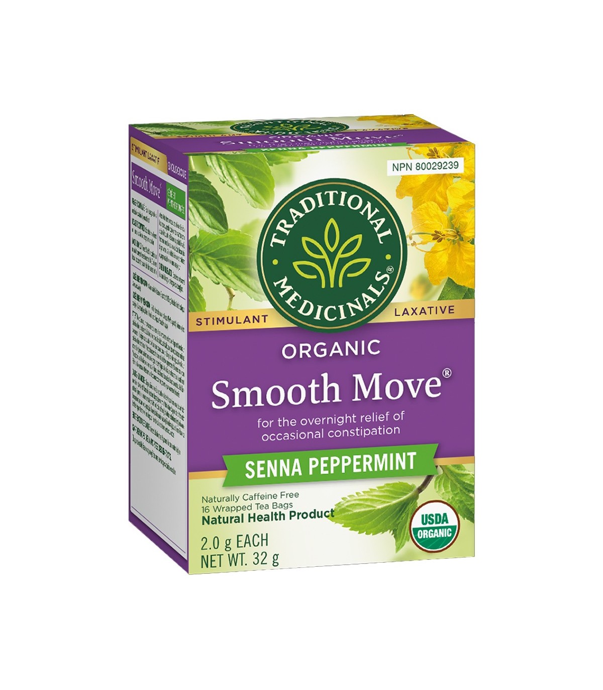 Traditional Medicinals Organic Smooth Move Peppermint 16 Tea Bags | Unbeatable Prices, Daily Deals | VITASHOP