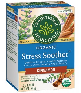 Organic Stress Soother Cinnamon 16 Tea Bags | Safest & Easiest Shopping Vitamins Online | VITASHOP