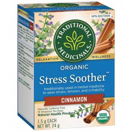 Organic Stress Soother Cinnamon 16 Tea Bags | Safest & Easiest Shopping Vitamins Online | VITASHOP