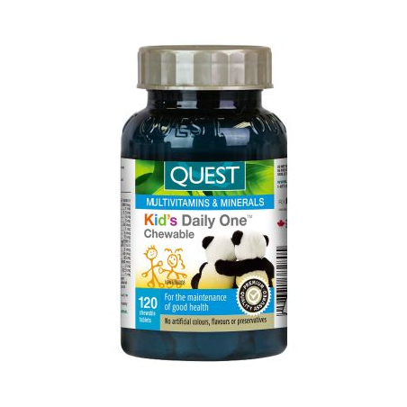 QUEST Kid's Daily One Chewable Multi 120 Chewable Tablets | Unbeatable Prices, Daily Deals | VITASHOP