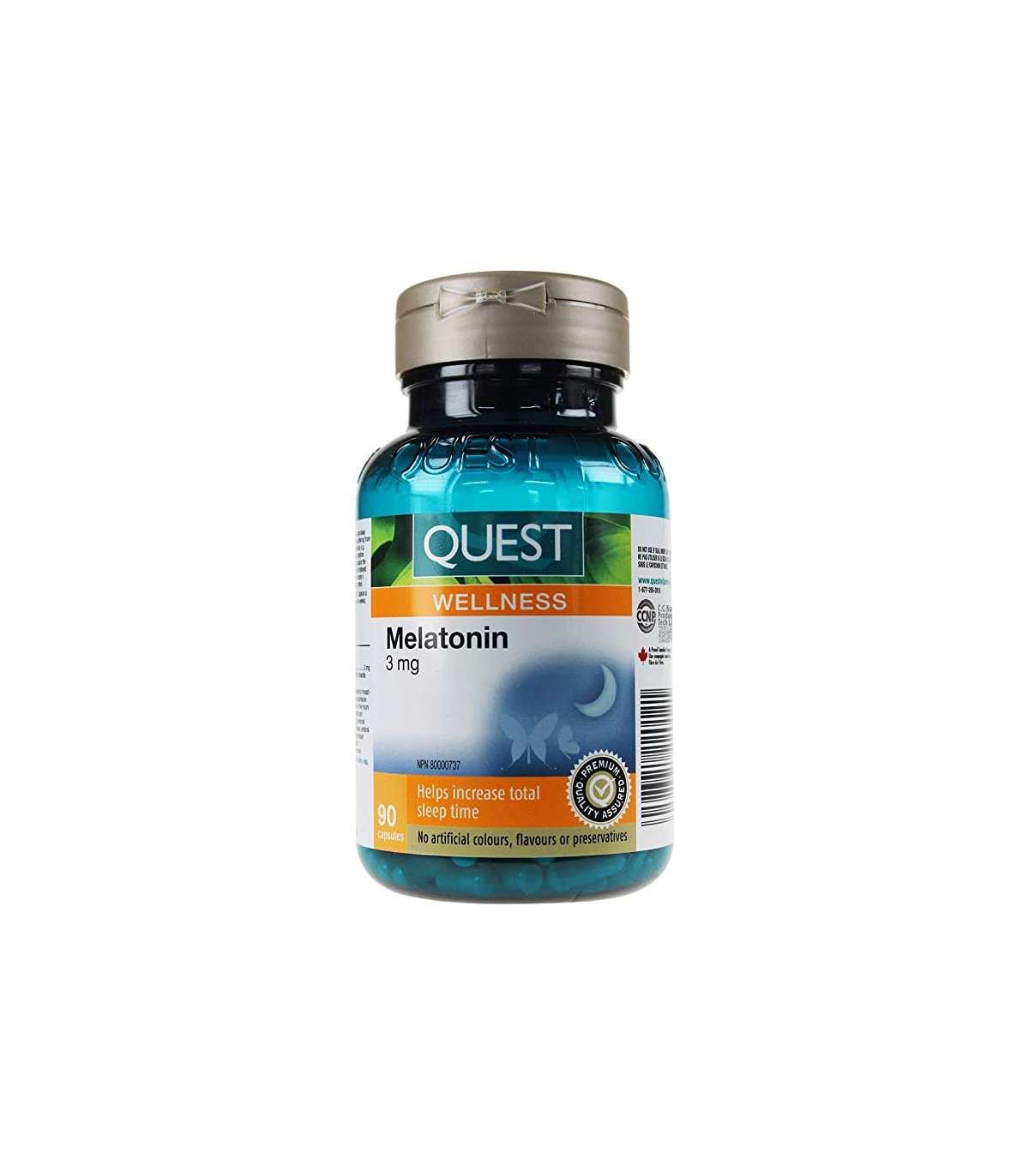 Melatonin 3 mg 90 Capsules | Safest & Easiest Shopping Vitamins Online | VITASHOP