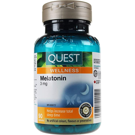 Melatonin 3 mg 90 Capsules | Safest & Easiest Shopping Vitamins Online | VITASHOP