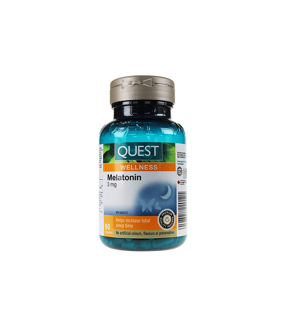 Melatonin 3 mg 90 Capsules | Safest & Easiest Shopping Vitamins Online | VITASHOP