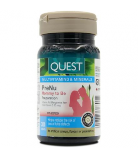 QUEST PreNu MommyTo Be Preparation 30 Tablets | 每天不同折扣, 全网最低价格 | 种类齐全的保健品店铺 VITASHOP, 只有你想不到, 没有你买不到 !