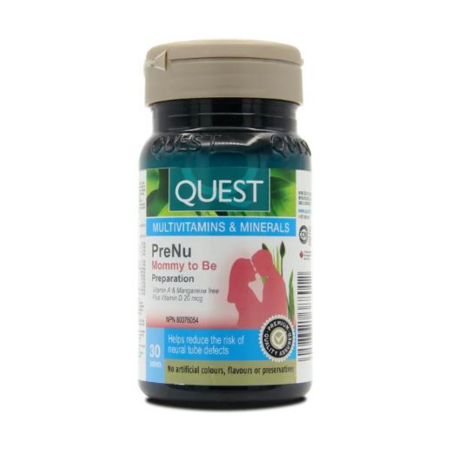 QUEST PreNu MommyTo Be Preparation 30 Tablets | Unbeatable Prices, Daily Deals | VITASHOP