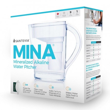 Santevia MINA Pitcher White | Unbeatable Prices, Daily Deals | VITASHOP