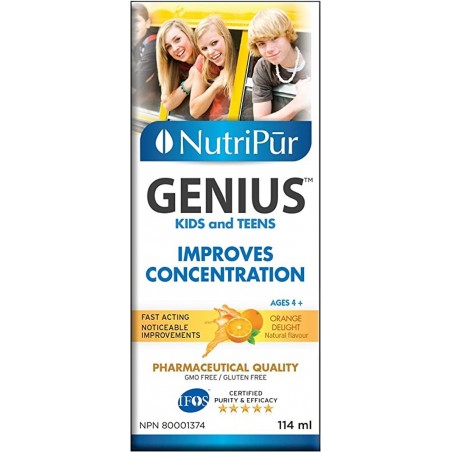 Genius Kids and Teens Liquid 114 ml | Safest & Easiest Shopping Vitamins Online | VITASHOP