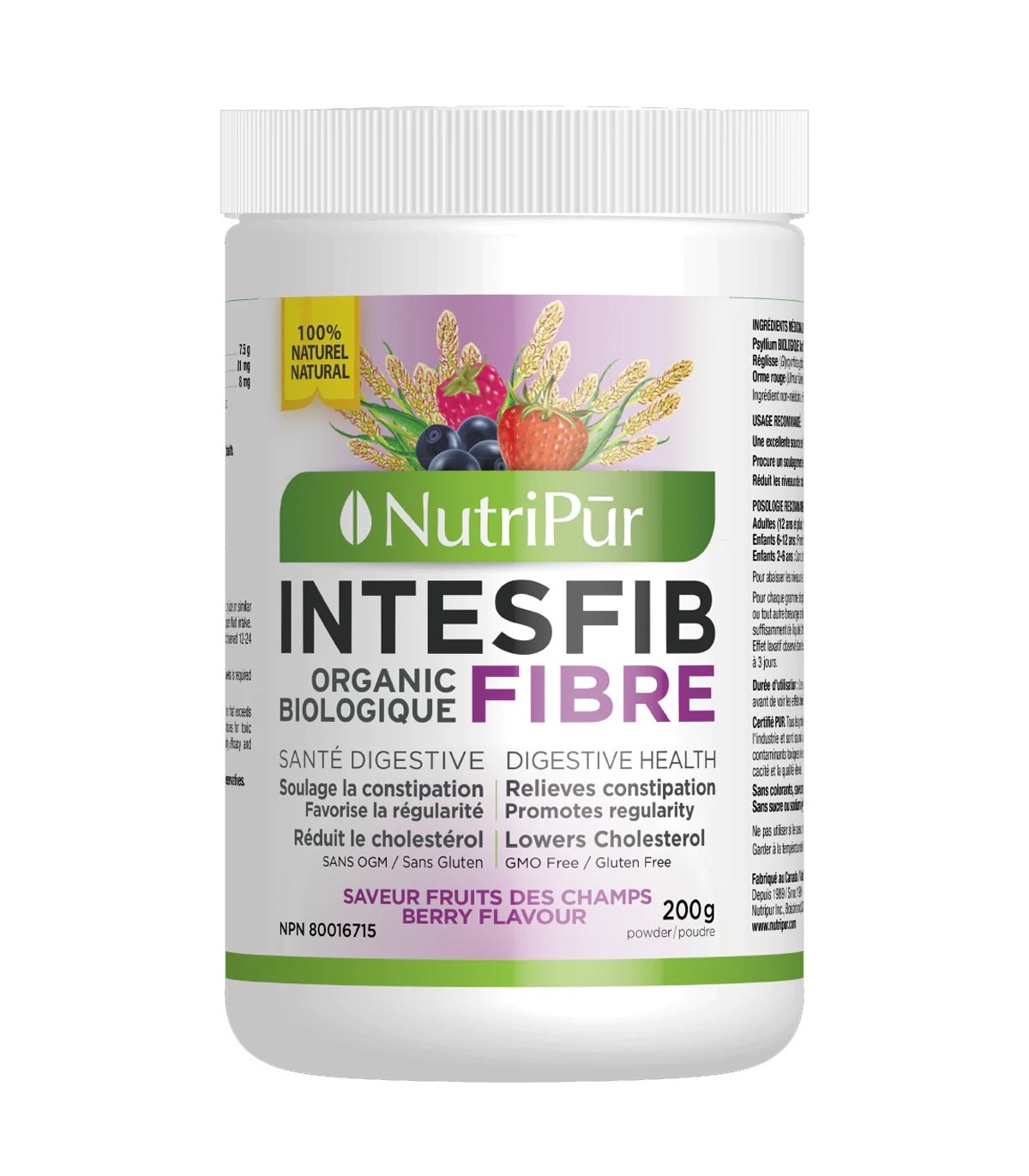 IntesFib Powder Wild Berry Flavor 200 g | Safest & Easiest Shopping Vitamins Online | VITASHOP