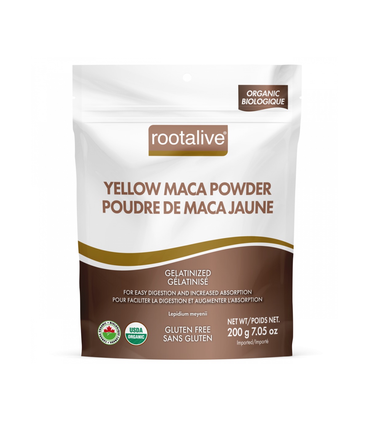 rootalive Organic Gelatinized Yellow Maca Powder 200 g | Unbeatable Prices, Daily Deals | VITASHOP