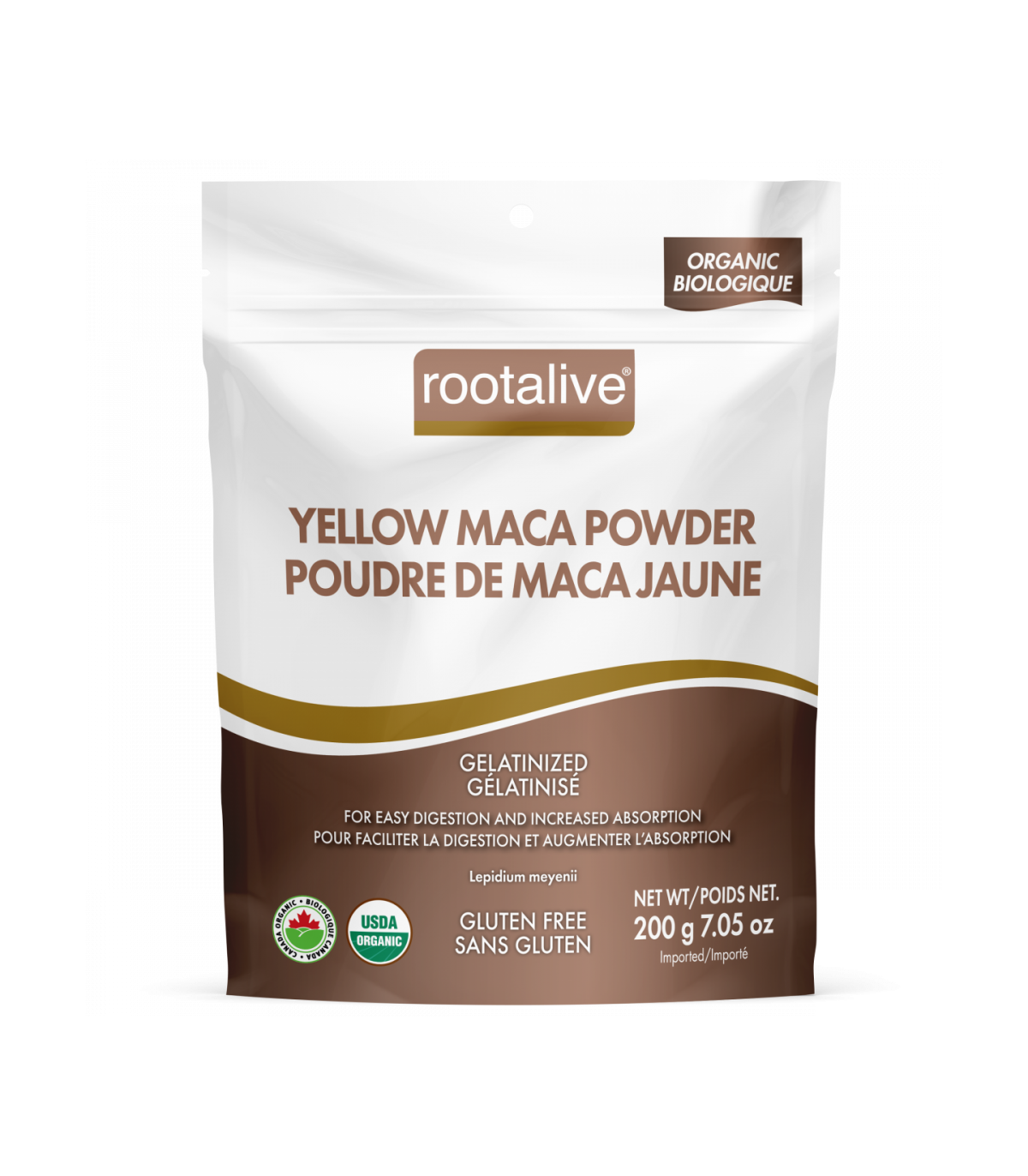 rootalive Organic Gelatinized Yellow Maca Powder 200 g | Unbeatable Prices, Daily Deals | VITASHOP
